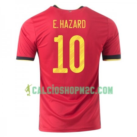 Belgio Eden Hazard 10 Maglia Prima Euro 2020 Manica Corta